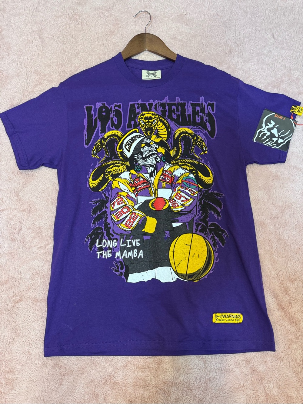 Los Angeles 'Long Live The Mamba' Graphic Tee - Purple